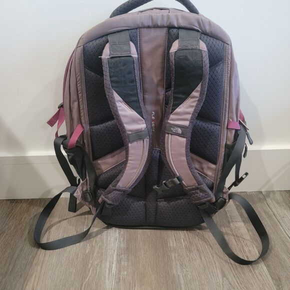 The North Face Borealis Backpack Hiking Outdoor Pink Purple Womens Laptop Bag - Picture 3 of 11